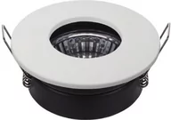 Oprawy, klosze i abażury - Candellux Lighting białe oczko halogenowe SH-12 WH 2258898 okrągłe łazienkowe IP65 do kabiny prysznicowej 2258898 - miniaturka - grafika 1