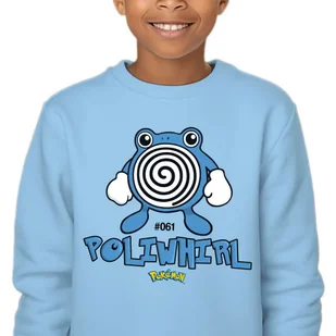 Bluza Dziecięca Blue Bez Kaptura Prezent Dla Dziecka Poliwhirl 152 Wzory - Bluzy dla dziewczynek - miniaturka - grafika 1