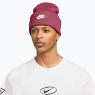 Czapki damskie - Czapka zimowa Nike Peak Futura Beanie sweet beet/white WYSYŁKA W 24H 30 DNI NA ZWROT - miniaturka - grafika 1