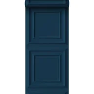 Tapety - Tapeta flizelinowa z ekoteksturą panele ścienne ciemnoniebieskim - 53 cm x 10.05 m - ORIGIN - miniaturka - grafika 1