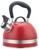 Czajniki na gaz - Stalowy czerwony czajnik z gwizdkiem C9-M12 - miniaturka - grafika 1