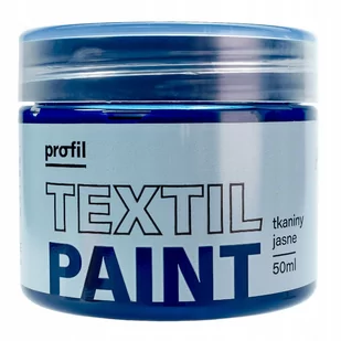 Farba do tkanin jasnych PROFIL 50ml granat - Zabawki kreatywne - miniaturka - grafika 1