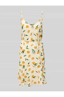 Spódnica mini taliowana z paskiem w talii model NYA - Pieces - Sukienki - miniaturka - grafika 1