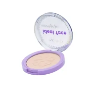 Pudry do twarzy - INGRID Ideal Face puder prasowany z kwasem hialuronowym 02 8ml - miniaturka - grafika 1