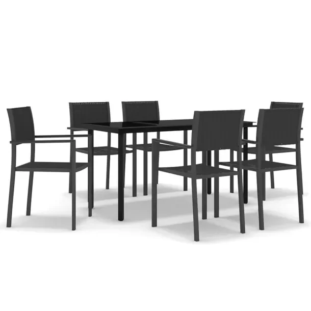 Komplet mebli ogrodowych - Stół 140x70x74 cm, Krzesło 58,5x53,5x88,5 cm,