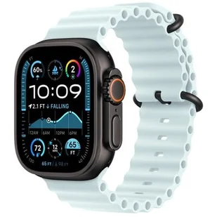 Przedłużenie paska do Apple Watch (44/45/46/49mm) Mroźny błękit (Tytan czarny) - Akcesoria do smartwatchy - miniaturka - grafika 1