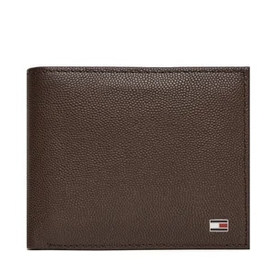 Duży Portfel Męski Tommy Hilfiger Th Flag Cc And Coin AM0AM13519 Brązowy - Portfele - miniaturka - grafika 1