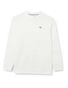 s.Oliver Big Size Bluza męska z długim rękawem, biała, XXL, biały, XXL - Bluzy męskie - miniaturka - grafika 1