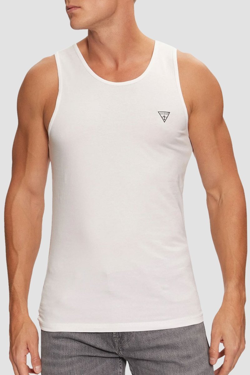 GUESS Biała męska podkoszulka 2 Pack M