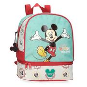 Plecaki - Joumma Disney Mickey Best Friends Together Plecak Wielobarwny 23x28x13 cm Poliester 8,37 l, Biały, plecak - miniaturka - grafika 1