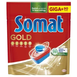 Somat Gold Tabletki do Zmywarki GIGA 90szt - Płyny do naczyń - miniaturka - grafika 1