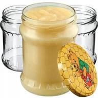Pojemniki kuchenne - Słoiki Kisko 500ml 16 szt. 82mm + wieczka "Miód" - miniaturka - grafika 1
