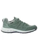 Buty trekkingowe damskie - Jack Wolfskin Woodland 2 Texapore Low W damskie buty trekkingowe, Hedge Green, 39.5 EU - miniaturka - grafika 1