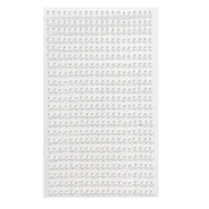 Zabawki kreatywne - Perełki samoprzylepne Opalescent white 4mm 440szt - Dalprint - miniaturka - grafika 1