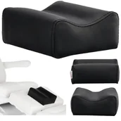 Akcesoria do paznokci - Podnóżek do pedicure na fotel podstawka pod nogę czarny - miniaturka - grafika 1