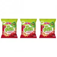 Bakalie - NaturaVena Frytki jabłkowe suszone Zestaw 3 x 40 g Bio - miniaturka - grafika 1