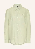 Koszule damskie - Tommy Hilfiger Koszula Z Lnu gruen - TOMMY HILFIGER - miniaturka - grafika 1