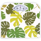 Wagi łazienkowe - Mechaniczna Waga Łazienkowa Klasyczna Analogowa Do 130KG BR2019 Liście - miniaturka - grafika 1