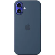 Etui i futerały do telefonów - Apple Silikonowe etui MagSafe do iPhone 16 Plus denim - miniaturka - grafika 1