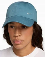 Czapki i chusty sportowe męskie - Czarna czapka z daszkiem NIKE Club FZ5698-006 bejsbolówka regulowana R. M/L - miniaturka - grafika 1