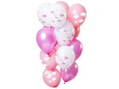 Baby shower i roczek - Folat Zestaw balonów lateksowych z nadrukiem It's a Girl - 30 cm - 12 szt. F69341 - miniaturka - grafika 1