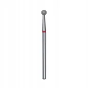 Frezy - Frez diamentowy kulka 3,5mm czerwona Staleks - miniaturka - grafika 1