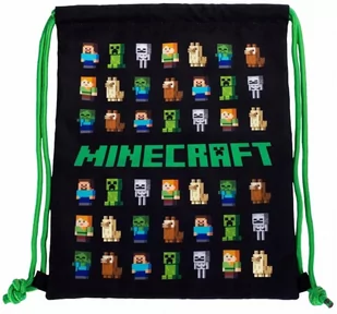 WOREK na buty obuwie GIMNASTYCZNY szkolny do szkoły dla chłopca WOREK SZKOLNY MINECRAFT - Worki na buty - miniaturka - grafika 1