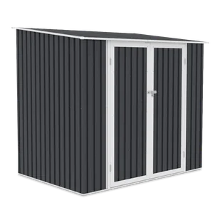 Szopa ogrodowa KENT 222x149cm Cold Grey, stalowa, z drzwiami na zawiasy, wentylowana, schowek na narzędzia, rowery i akcesoria ogrodowe Hardmaister - Altany ogrodowe Szopa ogrodowa KENT 222x149cm Cold Grey, stalowa, z drzwiami na zawiasy, wentylowana, schowek na narzędzia, rowery i akcesoria ogrodowe Hardmaister - Altany ogrodowe - miniaturka - grafika 1