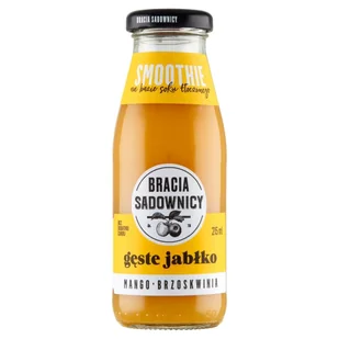 Bracia Sadownicy Gęste Jabłko - Mango Brzoskwinia 215 Ml - Soki i napoje niegazowane - miniaturka - grafika 1