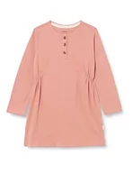 Sukienki - Noppies Baby Girls Dress Norlina Long Sleeve Sukienka do gry dla dzieci, Rose Dawn - N026, 62 - miniaturka - grafika 1