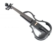 Instrumenty smyczkowe - Gewa 401647 skrzypce elektryczne 4/4 (czarne) - miniaturka - grafika 1