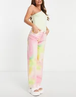 Spodnie damskie - Spodnie Jeansowe Damskie Wielokolorowe 36 1Xbb - miniaturka - grafika 1