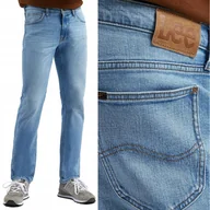 Spodnie męskie - Lee DAREN Powder BLUE DżINS proste męskie spodnie jeansowe na lato W32 L32 - miniaturka - grafika 1