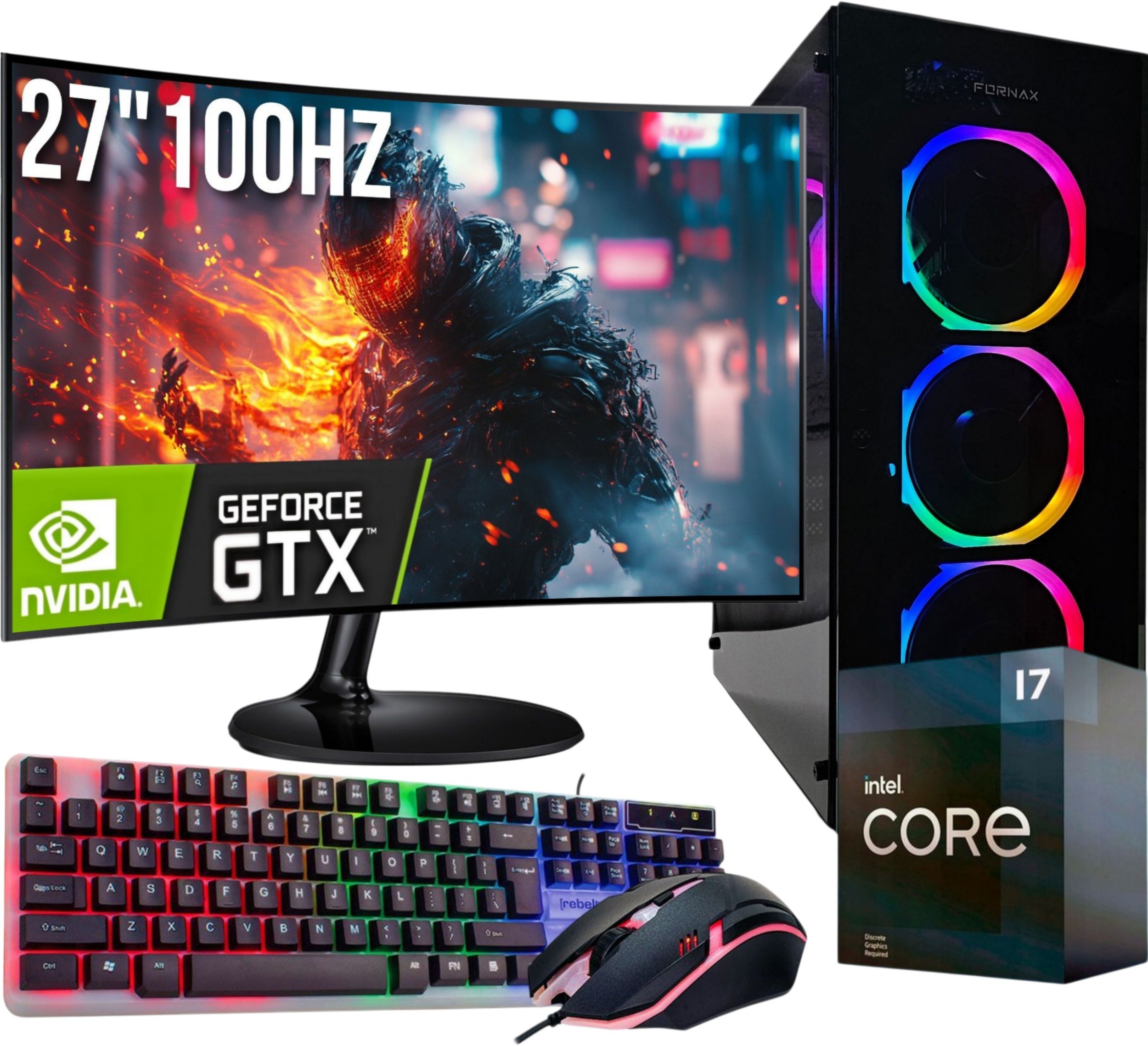 Komputer Adronix PC Gamer Exper I7 32GB DDR4 1TB SSD GTX 1660S Monitor 27' 100Hz