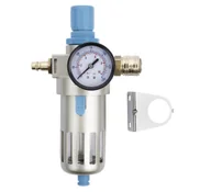 Akcesoria wulkanizacyjne - ZESTAW Regulator z Manometrem Odwadniacz Powietrza Filtr REDATS P-710 3/8" STD + wtyk + szybkozłączka - miniaturka - grafika 1
