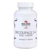 Kredki, ołówki, pastele i pisaki - KIN decoupage 2 w 1 klej lakier satynowy połysk - miniaturka - grafika 1