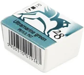 Farby i media malarskie - Akwarela W Kostce Ultramarine Green Nr 28 Renesansa - miniaturka - grafika 1