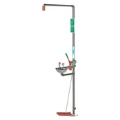 Sprzęt ratunkowy - Prysznic Bezpieczeństwa Z Systemem Odprowadzania Wody Do Gorących Klimatów Stal Nierdzewna - miniaturka - grafika 1