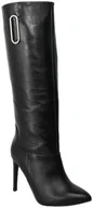 Kozaki damskie - Kozaki Karino 3530-076P Czarne Skóra_TN - KARINO - miniaturka - grafika 1
