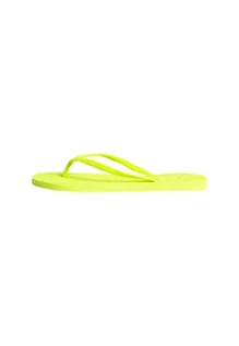 Klapki i japonki damskie - Superdry Damskie japonki Super Sleek Fluro Flip Flop, Żółty neonowy żółty 24k, 38/39 EU - grafika 1