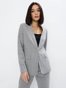 Marynarki i żakiety damskie - Mohito - Marynarka w kratę - wielobarwny - miniaturka - grafika 1