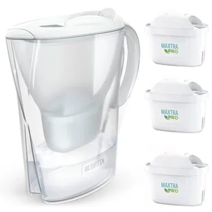 Brita, Dzbanek Filtrujący Marella+3 Maxtra Pro, Biały, 2,4 L - Dzbanki filtrujące - miniaturka - grafika 1