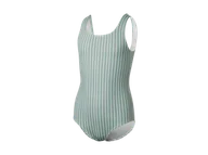 Stroje kąpielowe dla dziewczynek - CRIVIT Kostium kąpielowy dziecięcy (Miętowy/biały, 134/140) - miniaturka - grafika 1