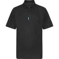 Koszulki męskie - Portwest PORTWEST T720 KOSZULKA POLO WX3; CZARNY - miniaturka - grafika 1