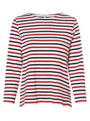 Koszulki i topy damskie - Marie Lund - Koszulka damska, niebieski|czerwony|biały|wielokolorowy - miniaturka - grafika 1