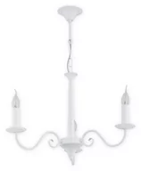 Lampy sufitowe - Lemir Asti żyrandol 3 pł. / biały matowy O2893 W3 BIA - miniaturka - grafika 1
