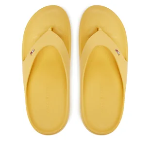 Japonki Tommy Hilfiger Comfort Beach Sandal FW0FW08522 Żółty - Klapki i japonki damskie - miniaturka - grafika 1