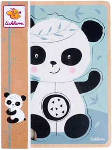 Eichhorn 6-częściowe puzzle "Panda" - 12 m+ - Puzzle - miniaturka - grafika 1