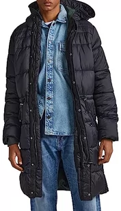 Pepe Jeans Blai Puffer Parka męska, czarny (czarny), XL - Kurtki męskie - miniaturka - grafika 1