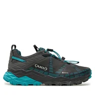 Buty trekkingowe damskie - Trekkingi Aku Flyrock Gtx Ws 699 Czarny - miniaturka - grafika 1